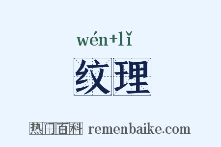 纹理是什么意思的图片